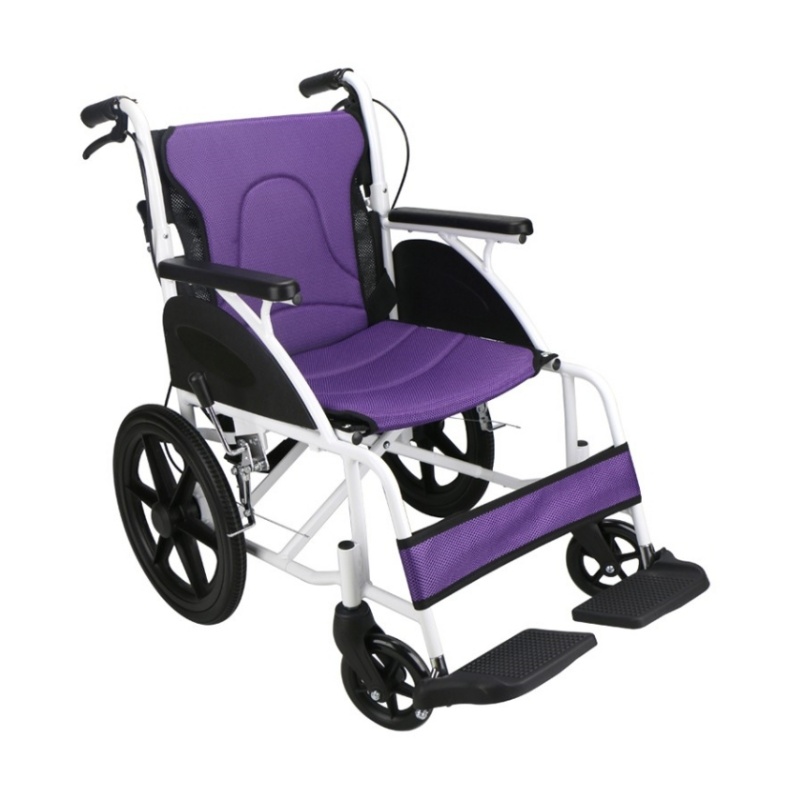 FZK-3500 铝合金小轮折背轮椅 (4)