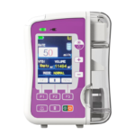 Enteral feeding pump, portable medical nutrition infusion pump with color LCD screen. Used for hospital and clinic enteral nutrition support, continuous feeding control, rechargeable battery, multiple alarm functions. E-Jay Medical enteral feeding equipment.